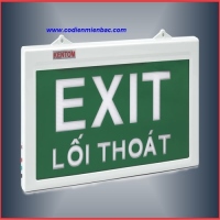  ĐÈN EXIT 1 MẶT - KENTOM - KT - 610