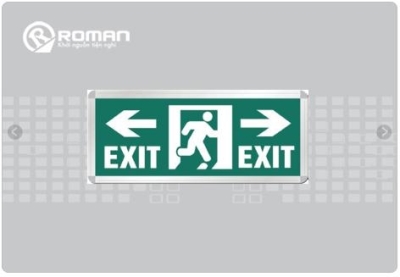  ĐÈN EXIT LED EXE2008T 2 MẶT- ROMAN