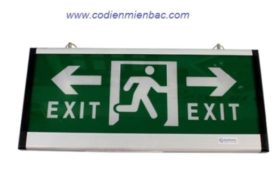 Đèn exit 1 mặt chỉ các hướng- EXE2001- Roman