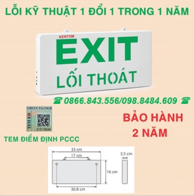 ĐÈN EXIT KENTOM - KT 710,720